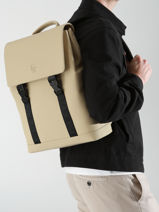 Sac  Dos Business Impulsion 1 Compartiment + Pc 15" Etrier Beige souffle EIMP8221-vue-porte