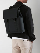 Sac  Dos Business Impulsion 1 Compartiment + Pc 15" Etrier Noir souffle EIMP8221-vue-porte