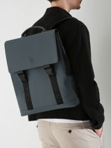 Sac  Dos Business Impulsion 1 Compartiment + Pc 15" Etrier Bleu souffle EIMP8221-vue-porte