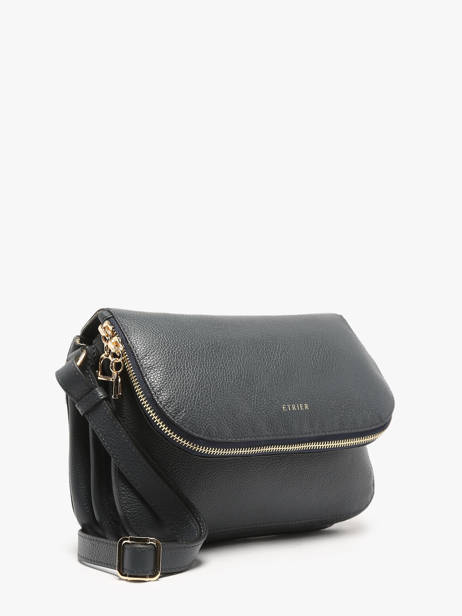 Sac Bandoulière M Tradition Cuir Etrier Bleu tradition ETRA059M vue secondaire 2