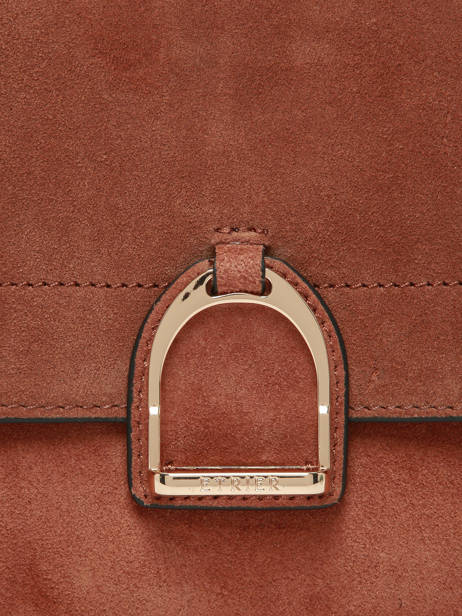 Sac Bandoulière S Altesse Suede Etrier Marron altesse suede EASU048S vue secondaire 5