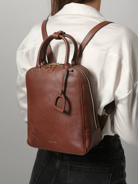 Sac à Dos Tradition Cuir Etrier Marron tradition ETRAB37S vue secondaire 1