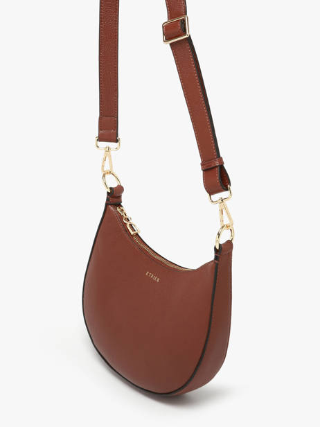 Sac Bandoulière S Tradition Cuir Etrier Marron tradition ETRA102S vue secondaire 2